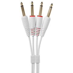 UDG Ultimate Audio Cable Set 1/4'' Jack-1/4'' Jack Vit Rak 3m