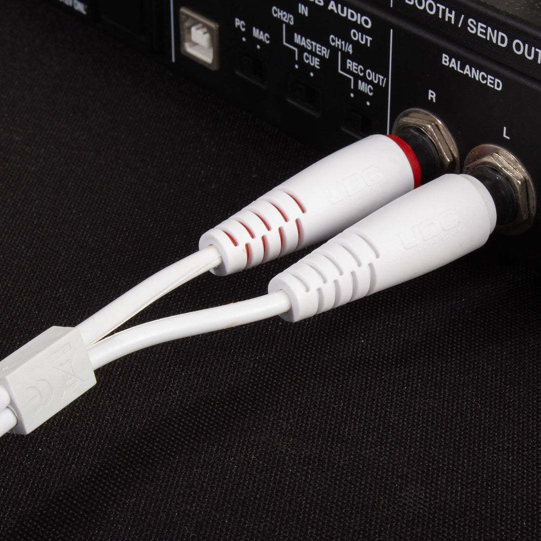 UDG Ultimate Audio Cable Set 1/4'' Jack-1/4'' Jack Vit Rak 3m