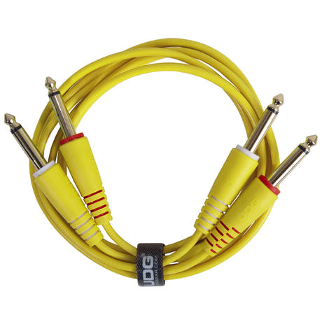 UDG Ultimate Audio Cable Set 1/4'' Jack-1/4'' Jack Gul Rak 3m