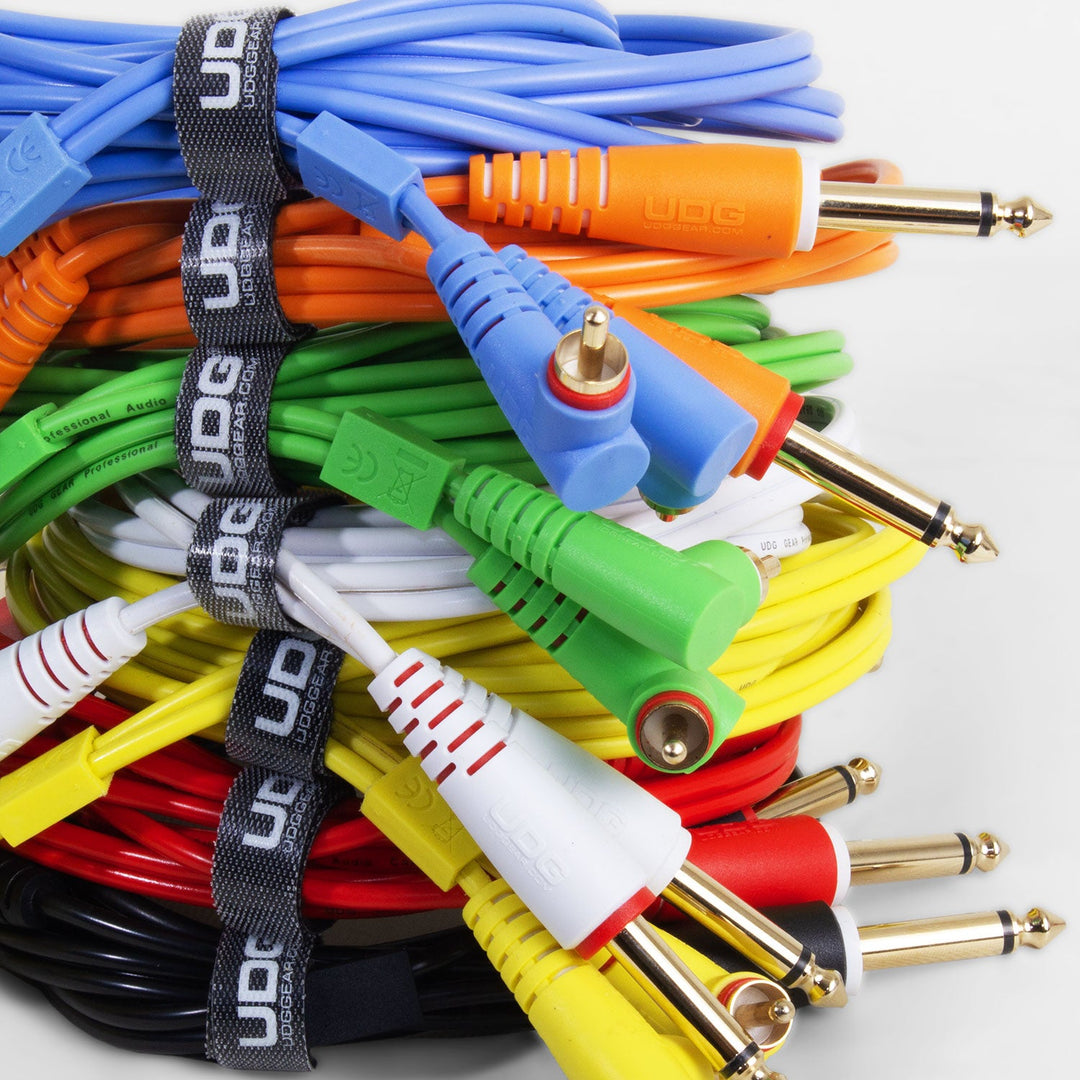 UDG Ultimate Audio Cable Set 1/4'' Jack-1/4'' Jack Svart Rak 1,5m