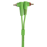UDG Ultimate audio Kabel set RCA Rak-RCA Vinklad Grön 3m