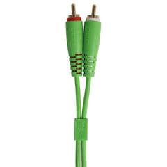 UDG Ultimate audio Kabel set RCA Rak-RCA Vinklad Grön 3m
