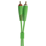 UDG Ultimate audio Kabel set RCA Rak-RCA Vinklad Grön 3m