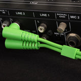UDG Ultimate audio Kabel set RCA Rak-RCA Vinklad Grön 3m