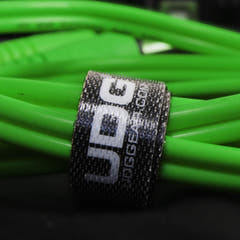 UDG Ultimate audio Kabel set RCA Rak-RCA Vinklad Grön 3m