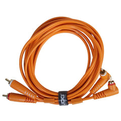 UDG Ultimate Audio Cable Set RCA Rak-RCA Vinklad Orange 3m