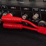 UDG Ultimate audio Kabel set RCA Rak-RCA Vinklad Röd 3m