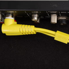UDG Ultimate audio Kabel set RCA Rak-RCA Vinklad Gul 3m