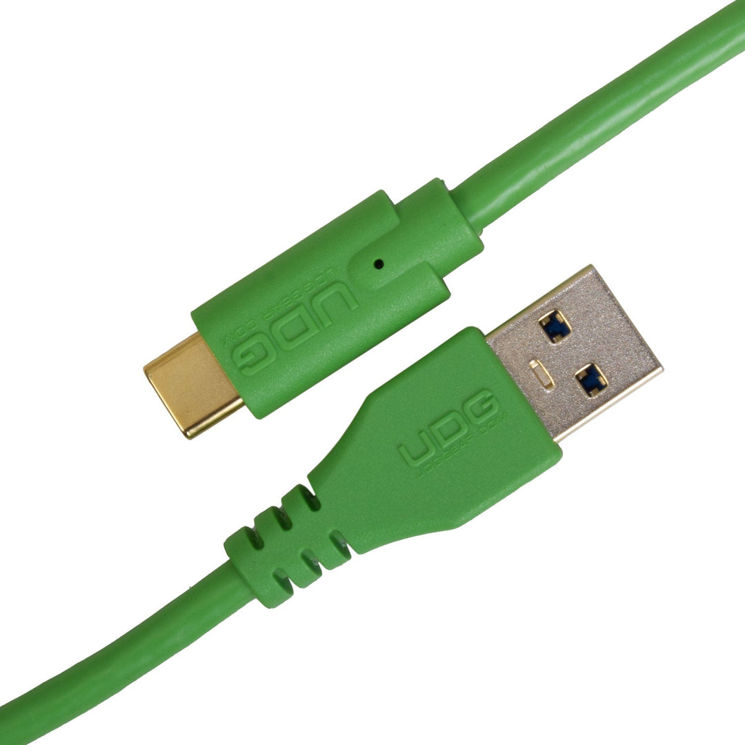 UDG Ultimate Cable USB 3.2 C-A Grön Rak 1,5m