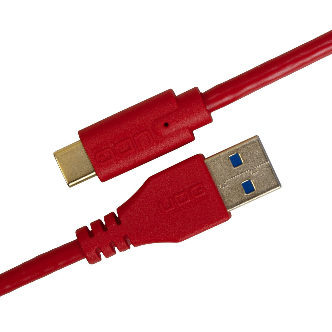 UDG Ultimate Cable USB 3.2 C-A Röd Rak 1,5m
