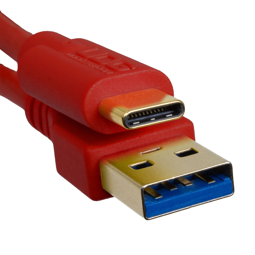 UDG Ultimate Cable USB 3.2 C-A Röd Rak 1,5m