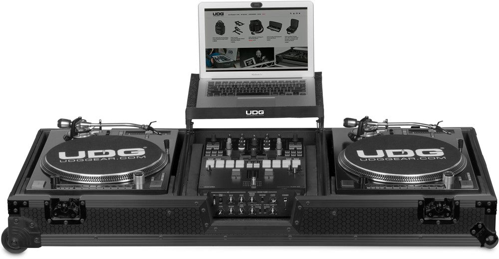 UDG Ultimate flightcase-set Multi Format skivspelare/mixer Blk Plus