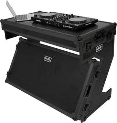 UDG Ultimate Flight Case Portable Z-Style DJ Table Svart Plus (Wheels)