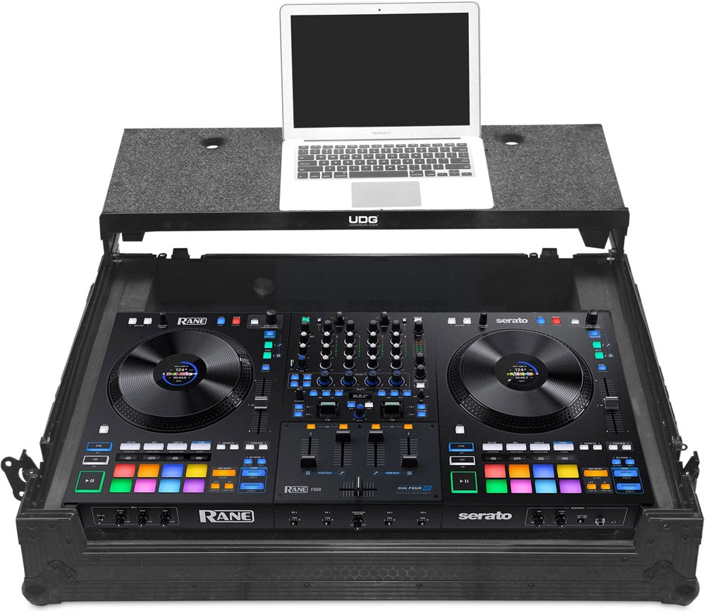 UDG Ultimate Flight Case Rane Performer / Four Svart Plus (L&W)