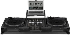 UDG Ultimate Flight Case Set Pioneer PLX-CRSS12 & 10"/12" Mixer Svart Plus (L&W)