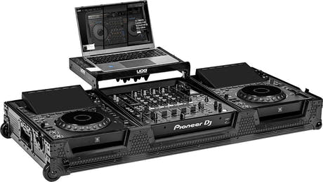 UDG Ultimate Flight Case Set AlphaTheta CDJ-3000X/DJM-A9 Svart Plus (L&W)