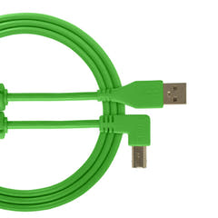 UDG Ultimate Audio Cable USB 2.0 A-B Grön Vinklad 3m