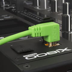 UDG Ultimate Audio Cable USB 2.0 A-B Grön Vinklad 3m