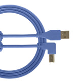 UDG Ultimate Audio Cable USB 2.0 A-B Blå Vinklad 2m