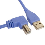 UDG Ultimate Audio Cable USB 2.0 A-B Blå Vinklad 3m