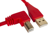 UDG Ultimate Audio Cable USB 2.0 A-B Röd Vinklad 1m