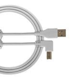 UDG Ultimate Audio Cable USB 2.0 A-B Vit Vinklad 3m