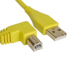 UDG Ultimate Audio Cable USB 2.0 A-B Gul Vinklad 3m