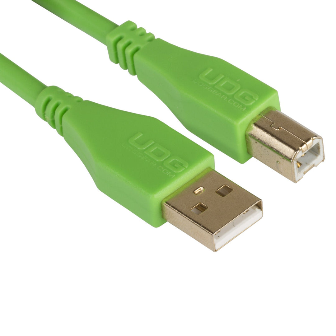 UDG Ultimate Audio Cable USB 2.0 A-B Grön Rak 3m