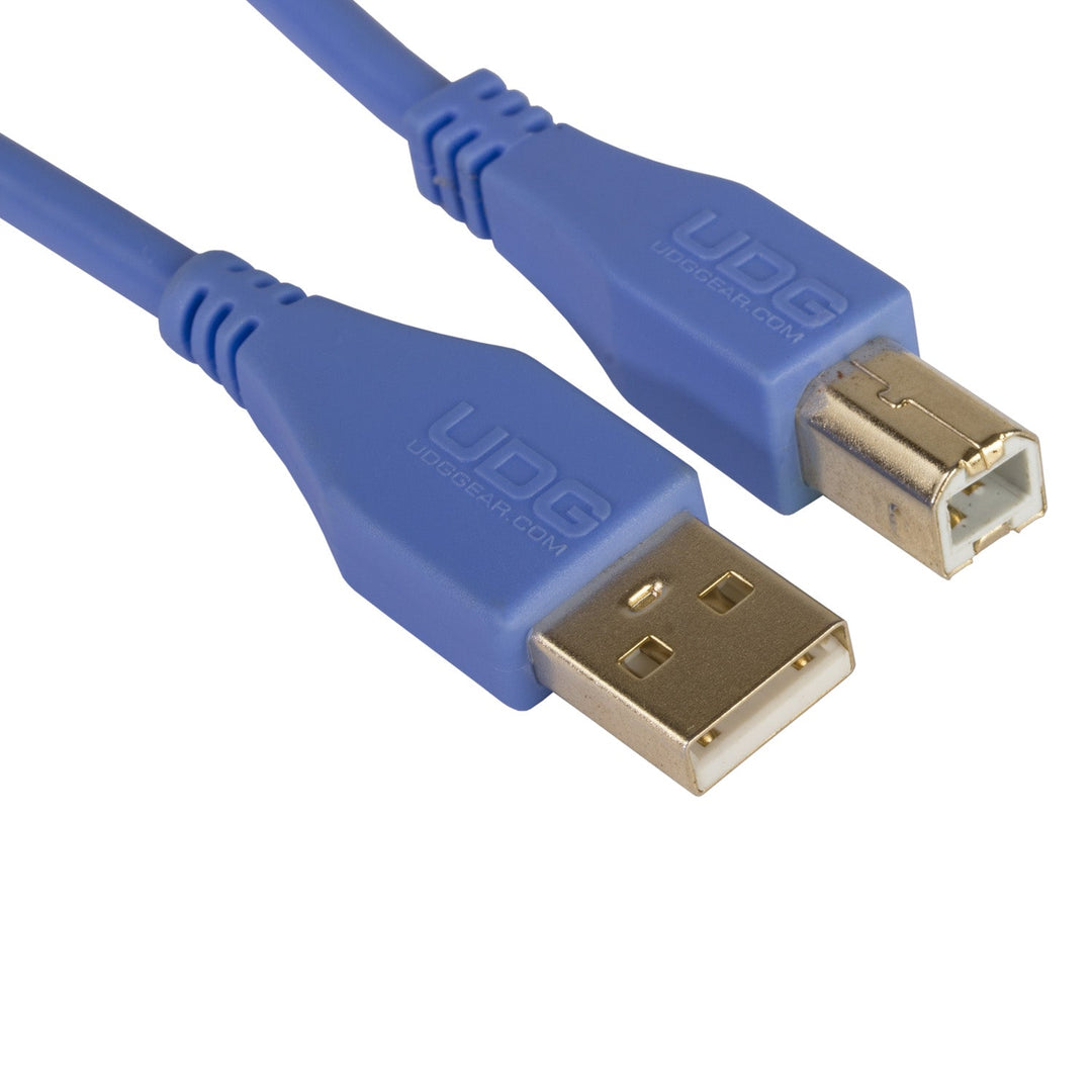 UDG Ultimate Audio Cable USB 2.0 A-B Blå Rak 1m