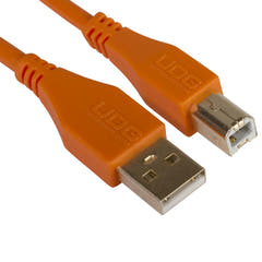 UDG Ultimate audio Kabel USB 2.0 A-B Orange Rak 1m
