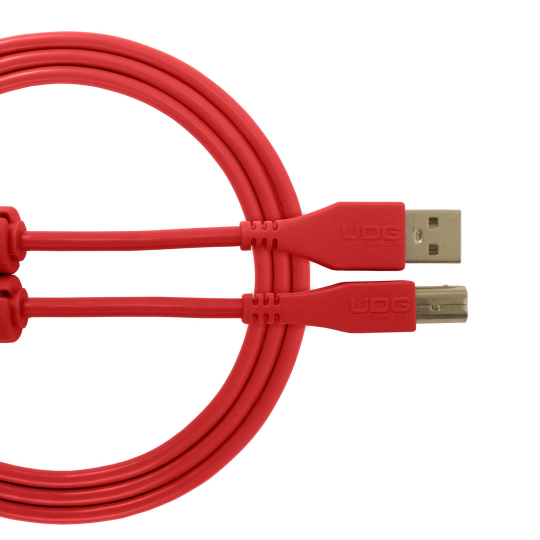 UDG Ultimate Audio Cable USB 2.0 A-B Röd Rak 2m