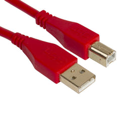 UDG Ultimate Audio Cable USB 2.0 A-B Röd Rak 2m