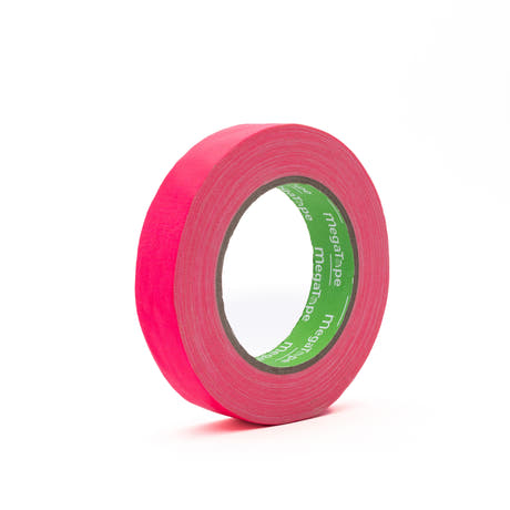 UT120 Skrivbar Neon Glow Gaffa-tejp 25 mm x 25 m. Rosa