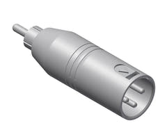 Adapter XLR hane > RCA hane