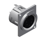 XLR chassis 5-pole hun D-series