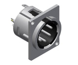 XLR chassis 5-pole han D-series