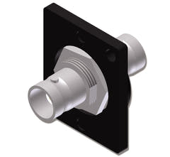 BNC chassi 2 x hona, 75 Ohm