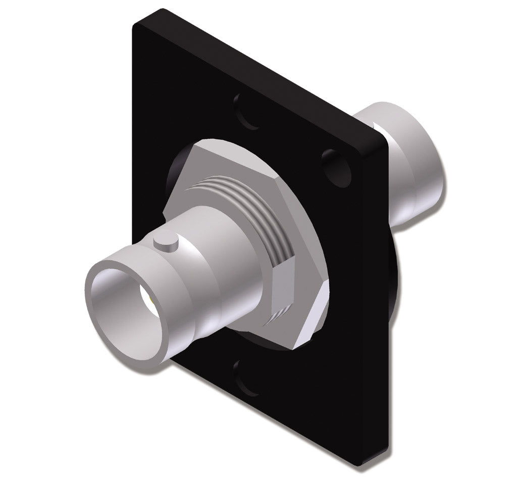 BNC chassi 2 x hona, 75 Ohm