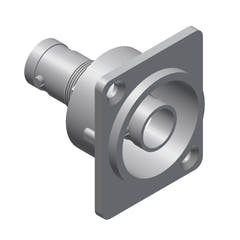 BNC dubbel hona chassi D-size, 75 Ohm