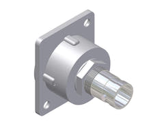 BNC dubbel hona chassi D-size, 75 Ohm