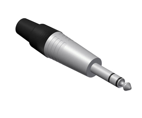 Jack stereo hane kabelkontakt