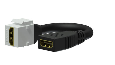 Keystone adapter HDMI a till HDMI a, Hvid (VCK450-W)