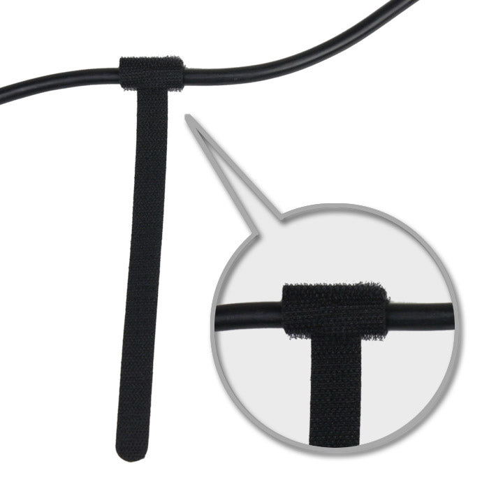 Kabelband kardborreband Hook & Loop 10 st. (200 mm)