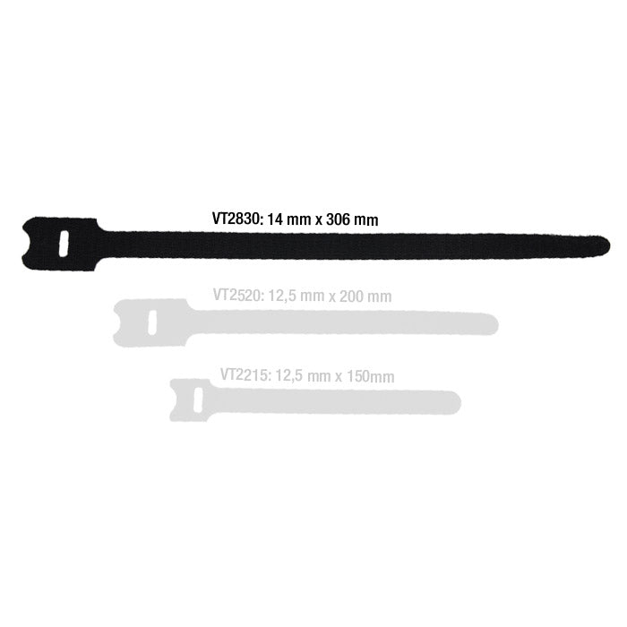 Kabelband kardborreband Hook & Loop 10 st. (150 mm)