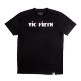 Vic Firth Classic Logo svart T-shirt - Medium