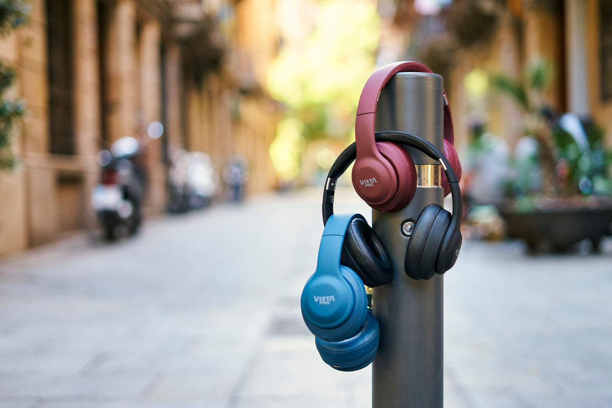 Vieta Pro #SWING Over Ear-hörlurar (röda)