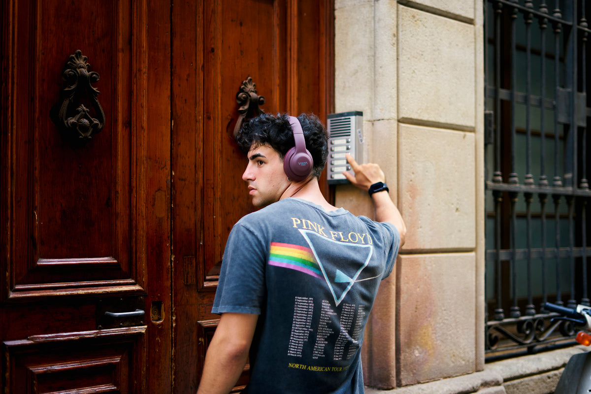 Vieta Pro #SWING Over Ear-hörlurar (röda)