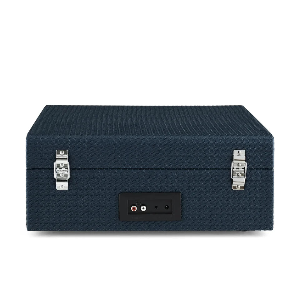Crosley Voyager skivspelare tvåvägs Bluetooth (marinblå)