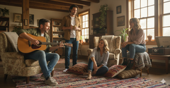 Grooveland Western Gitarr med pickup