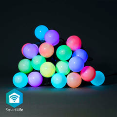 SmartLife dekorativ ljuskedja med 20 LED-lampor